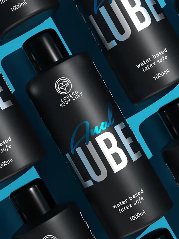 Cobeco Anal Lube Water Based 1000ml Anaaliliukasteet view 2