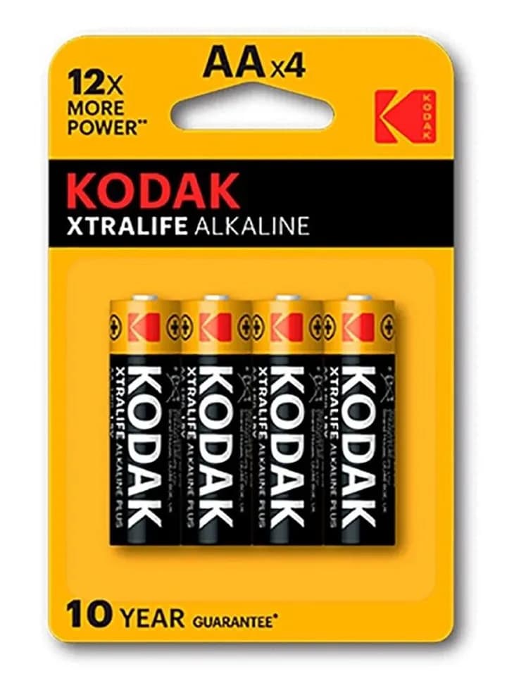 Kodak Xtralife AA Battery 4-pack Patterit AA