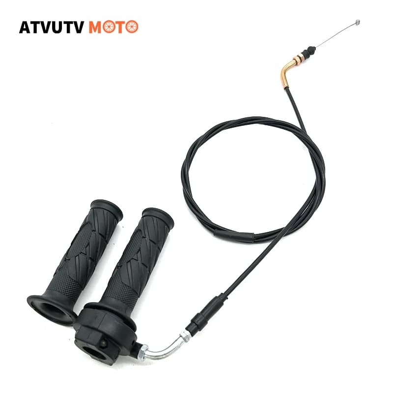 1Pair 7/8" Throttle Twist Grip Set With Throttle Cable For GY6 50cc 80cc 125cc 150cc QMB139 157QMJ Jonway Roketa Chinese Scooter