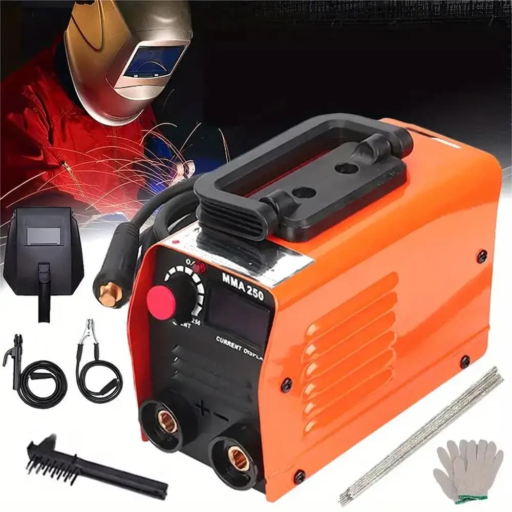 Portable Inverter Welder ZX7 250A 220V 3.8KW MMA IGBT Arc Welding Machine for Car Repair, Compact Lightweight Stick Welder
