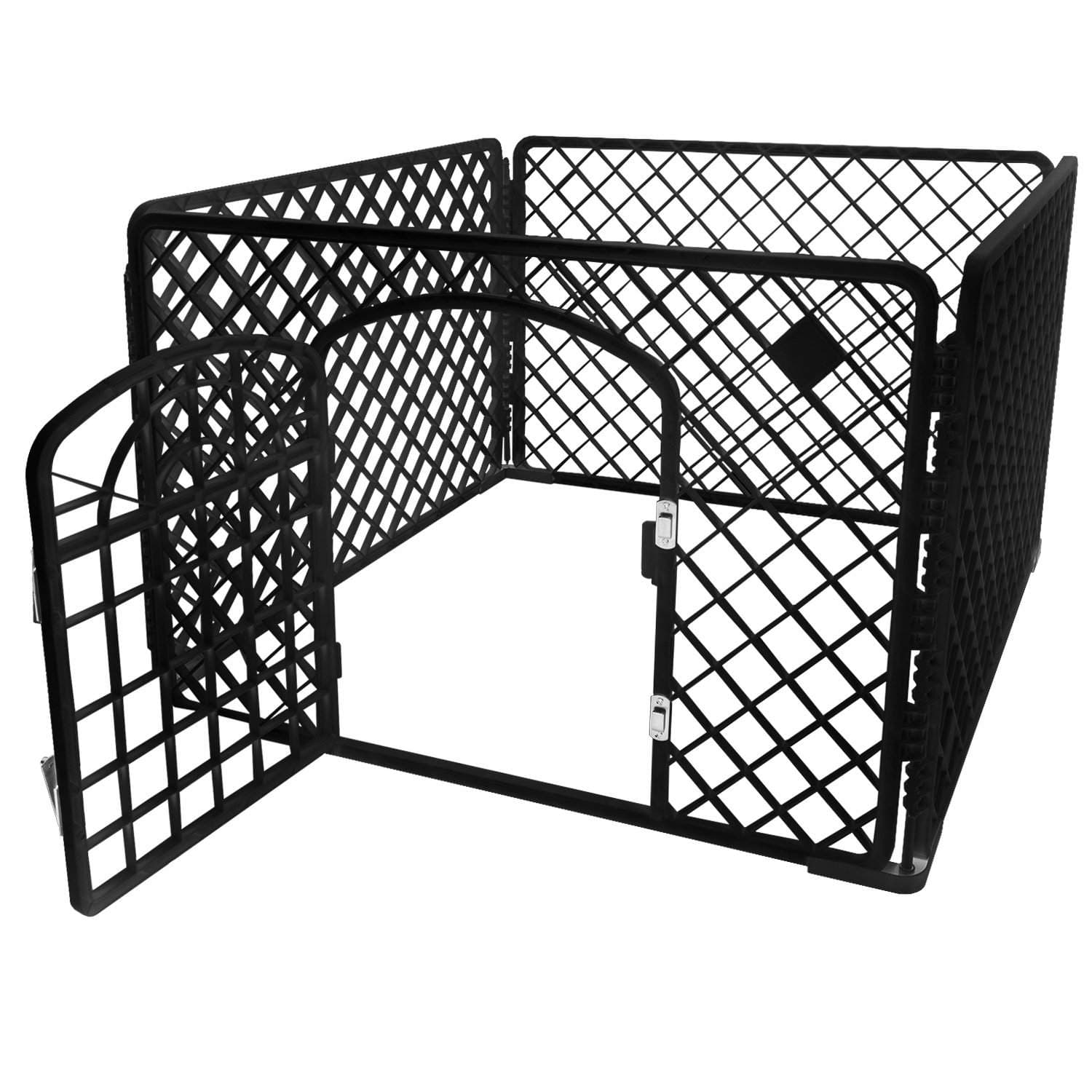 Lemmikkien leikkipaikka - musta - 90 x 90 x 60 cm