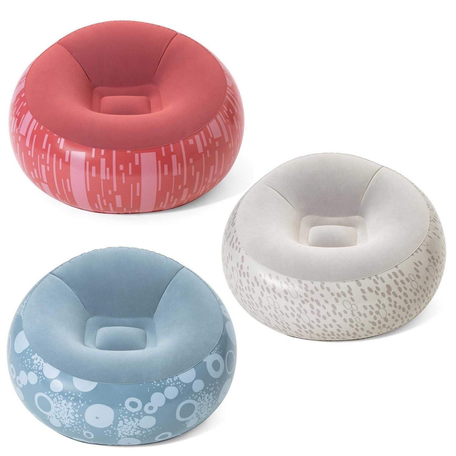 Bestway 75052 harmaa puhallettava tuoli