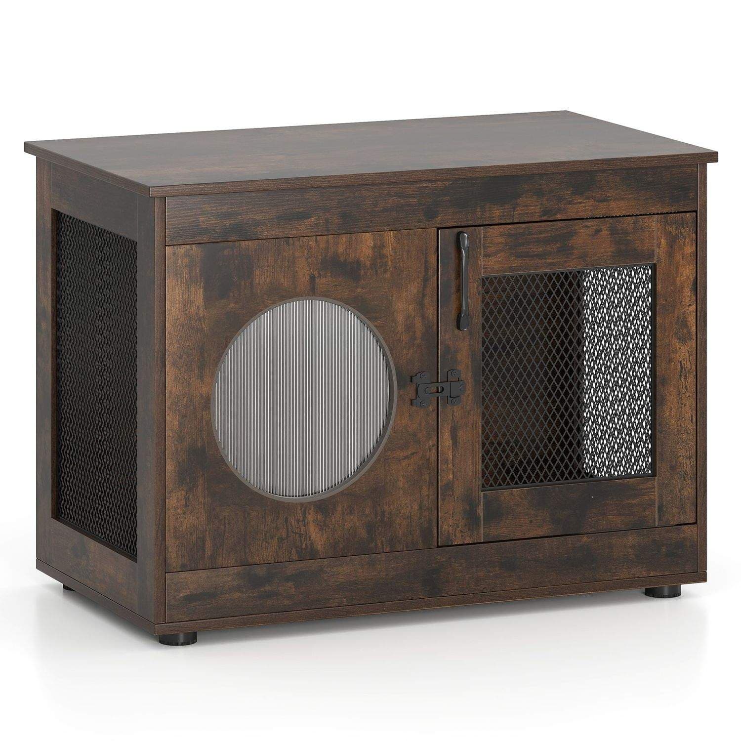 Pet Crate -huonekalut - Pienet ja keskikokoiset koirat, 82x47x60 cm