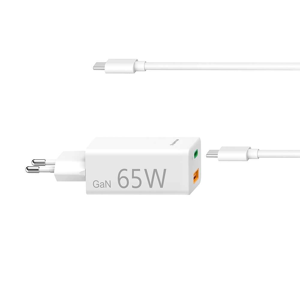 HAMA Laturi USB-C Universal USB-C/A PD GaN 5-20V/65W