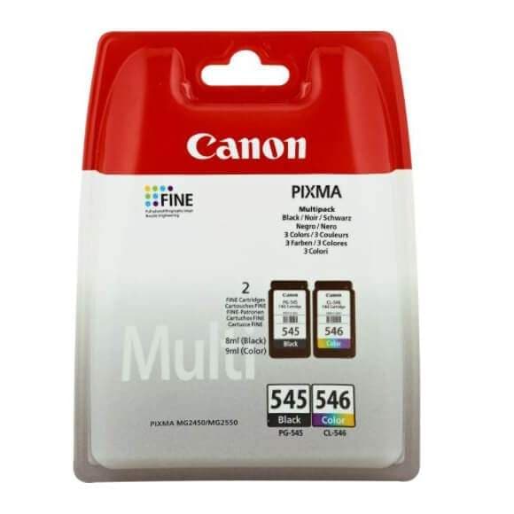 CANON muste 8287B005 PG-545/CL-546 monipakkaus
