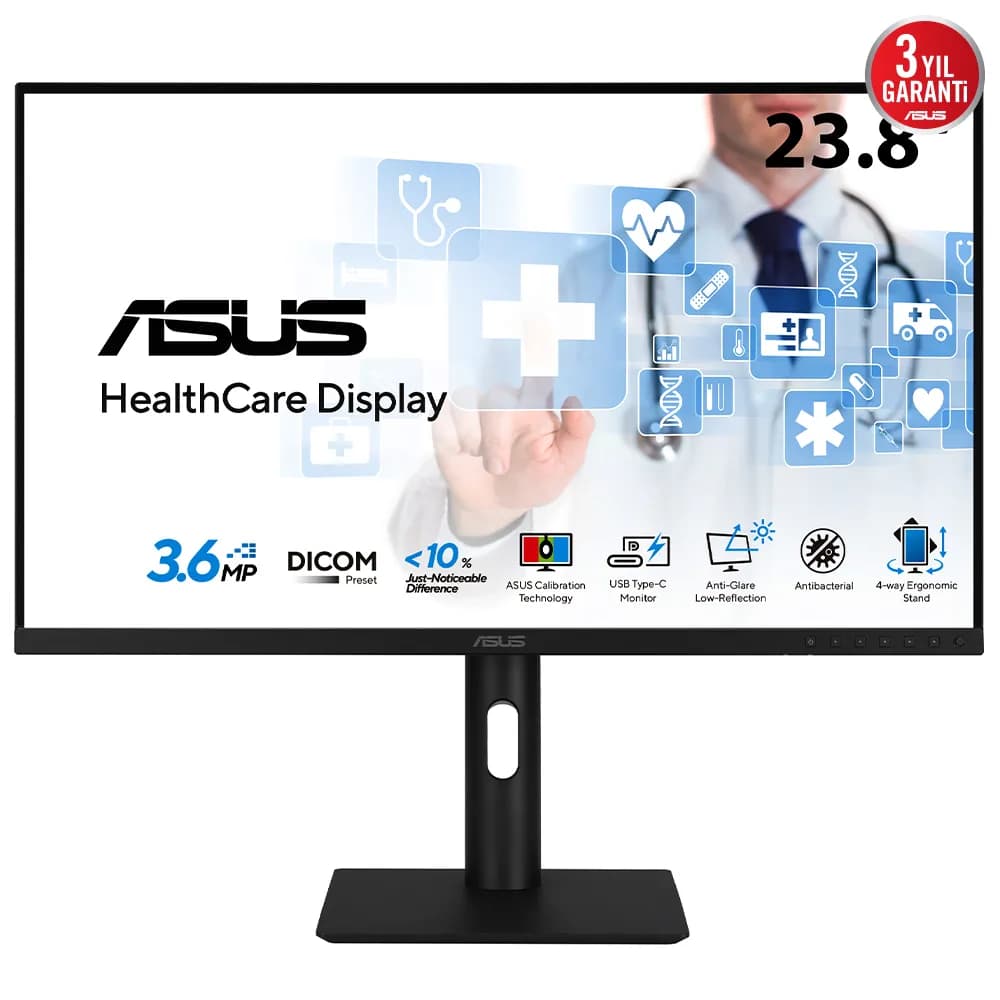 ASUS HA2441A 23.8" QHD, IPS -näyttö, USB-C hub