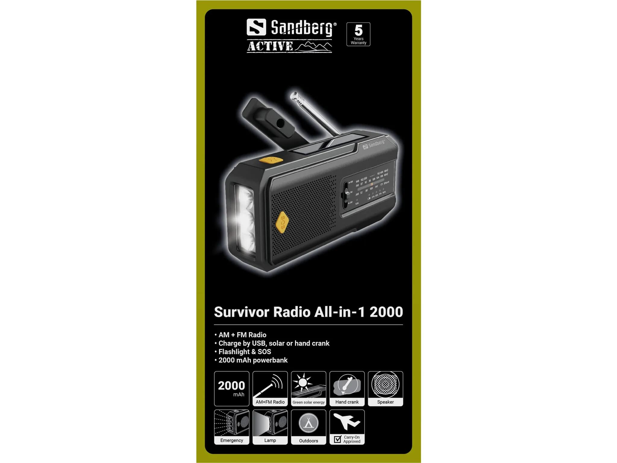 Sandberg Survivor Radio All-in-1 2000 view 2