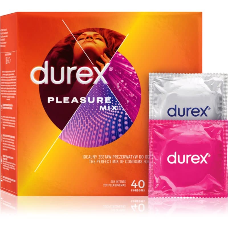 Durex Pleasure Mix kondomit sekoitus