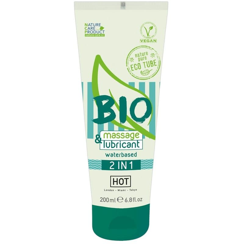HOT Bio 2in1 hieronta- ja liukuvoide 200 ml