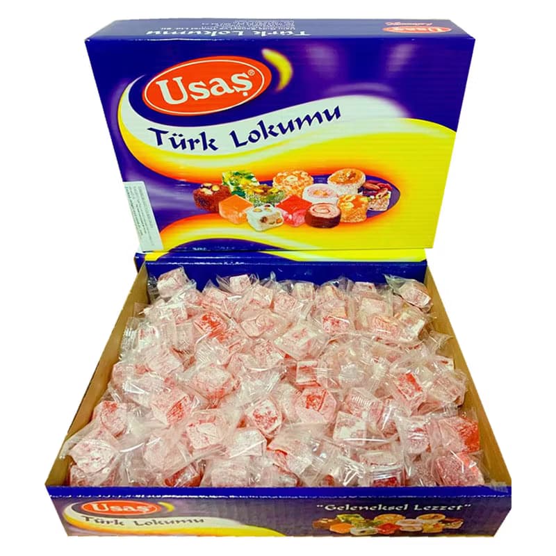 Lokum - Turkish delight med ros smak 2kg