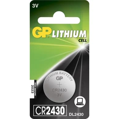 GP BATTERIES GP CR 2430-C1 GP-CR2430 Vastaa: N/A