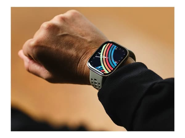 Amazfit Bip 6 Stone, 5 cm (1.97"), AMOLED, Kosketusnäyttö, 512 GB, GPS (satelliitti), 27,9 g