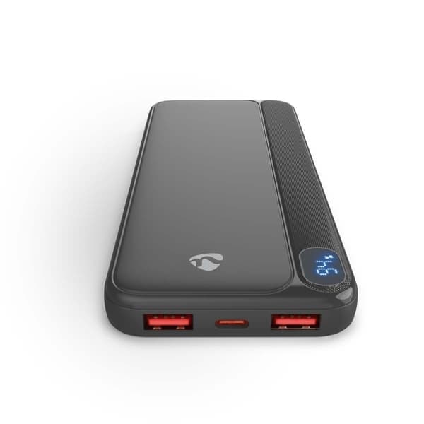 Nedis Virtapankki | 10000 mAh | 20 W | 1.5 / 1.67 / 2.0 / 2.22 / 3.0 A | Laitteen lähtövirran liittimet: 1x USB-C™ / 2x USB-A | Laitteen