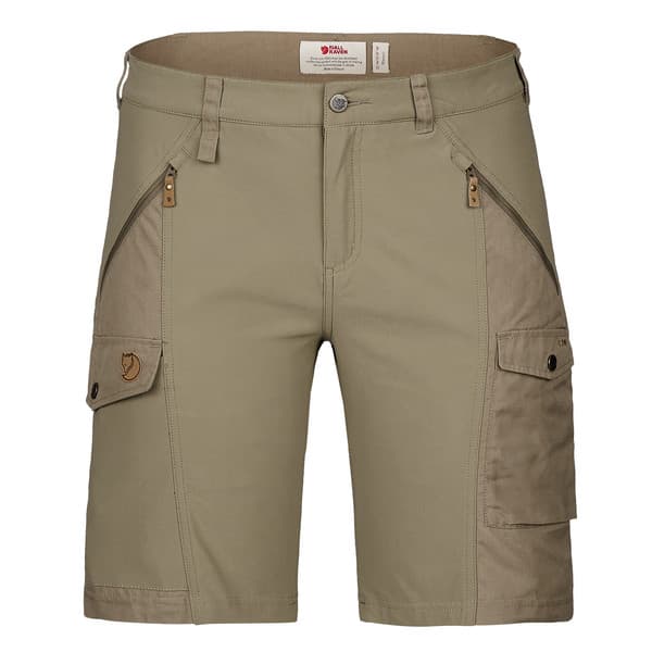 Fjällräven Nikka Shorts Curved W - Light Olive - Naiset - 42