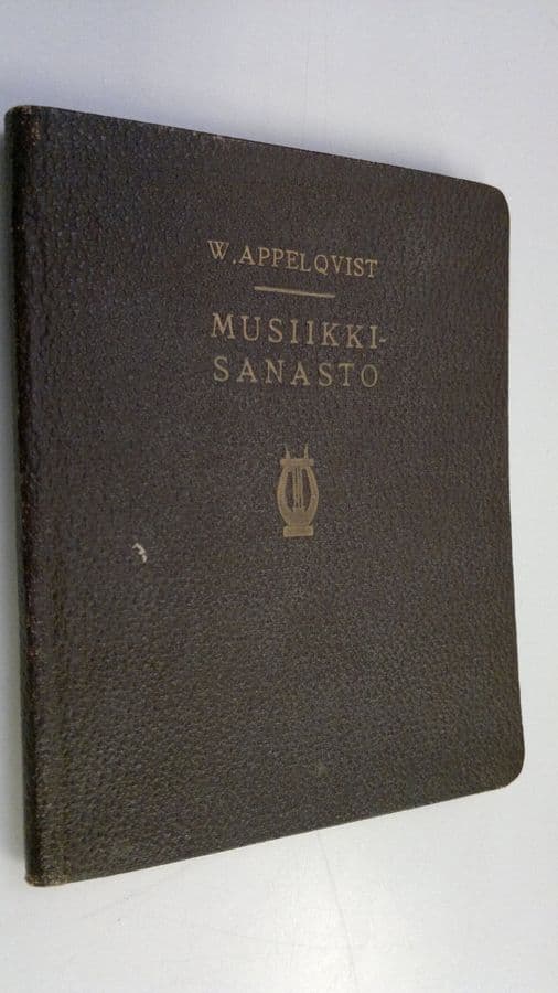 Walter Appelqvist : Musiikkisanasto