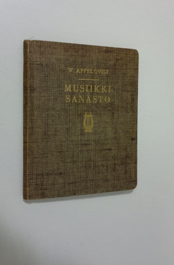 Walter Appelqvist : Musiikkisanasto