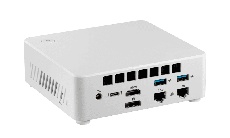 SKIKK Mini 5 White - Intel Core 7 150U - 16GB DDR5 - 1TB SSD - 4x Display Support