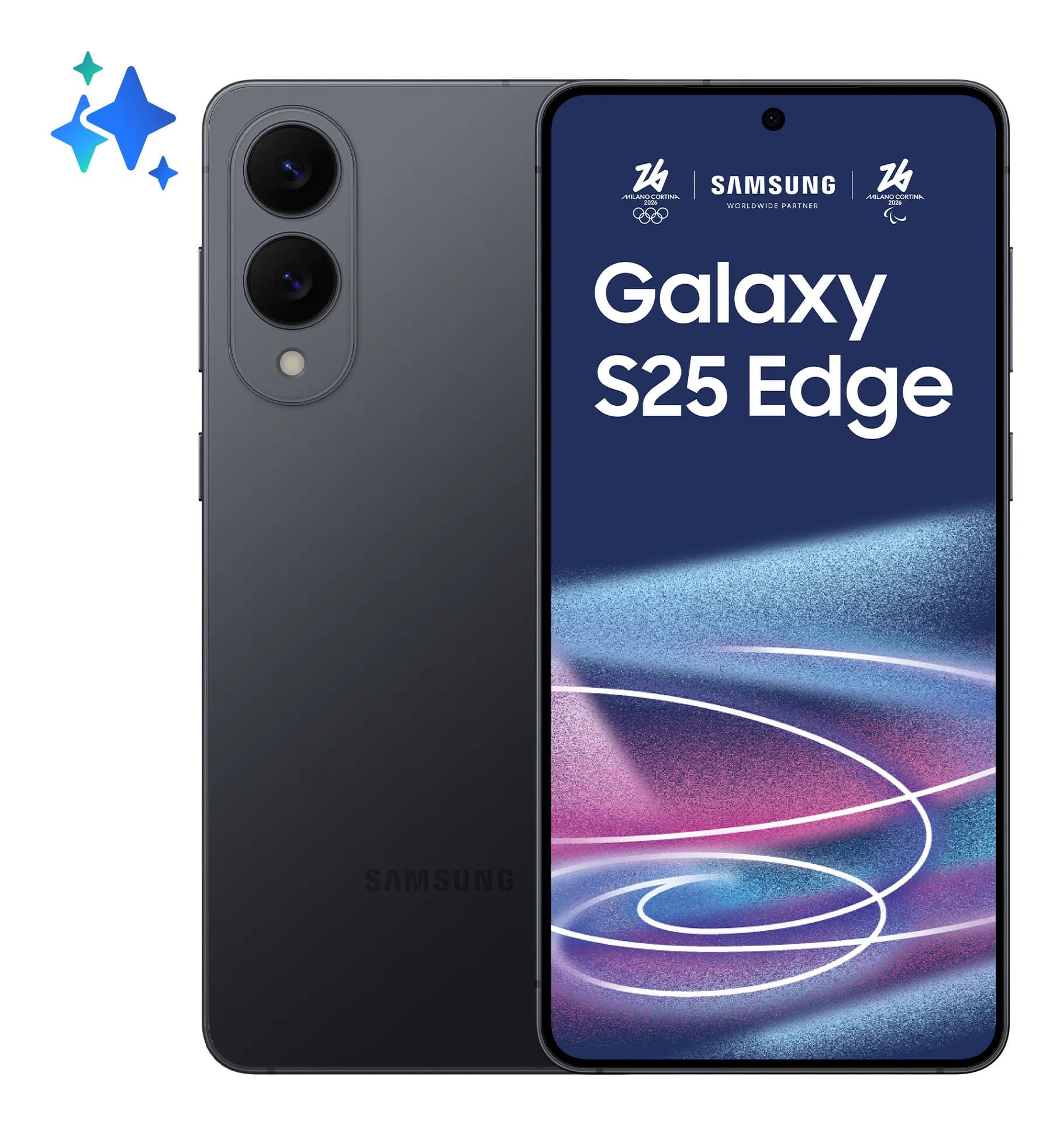 Samsung Galaxy S25 Edge 12/256 Gt -puhelin, Titanium Jetblack