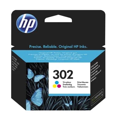 HP 302 Mustepatruuna 3-väri