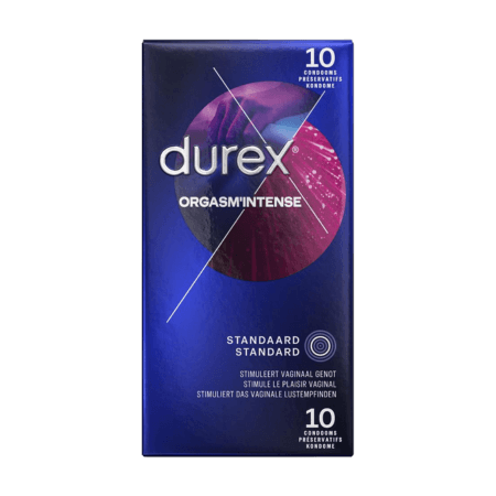 Durex Intense Orgasm Condoms - 10 pcs