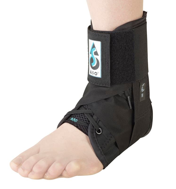 Camp 28186 ASO nilkkatuki lastoilla, musta, koko M M / Musta